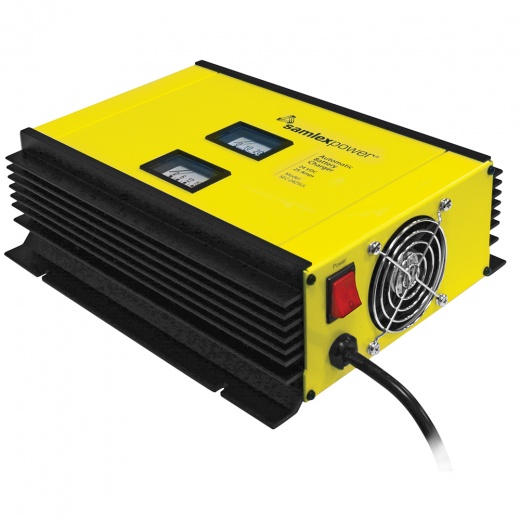 Samlex 25A Battery Charger - 24V - 2-Bank - 3-Stage with Dip Switch & Lugs
