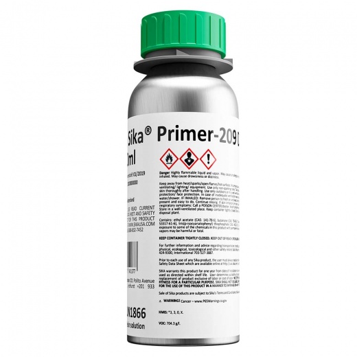 Sika Primer-209 D Black 250Ml Bottle - High-Performance Primer for Adhesives