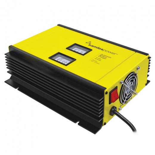 Samlex 50A Battery Charger - 12V 2-Bank 3-Stage with Dip Switch and Lugs