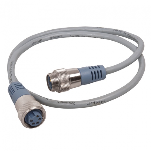 Maretron Mini Double Ended Cordset - Male To Female - 1M - Grey