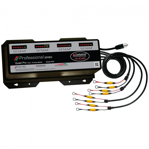 Dual Pro Professional Series Battery Charger - 60A - 4-15A-Banks - 12V-48v