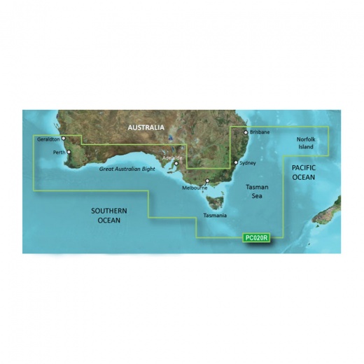 Garmin Bluechart G3 Vision HD - VPC020R - Brisbane SW - Geraldton - microSD/SD Chart