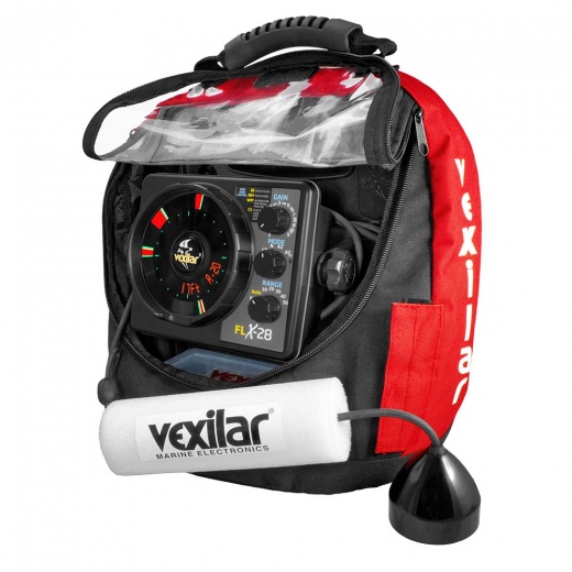 Vexilar FLX-28 Pro Pack II ProView Ice-Ducer with Soft Pack
