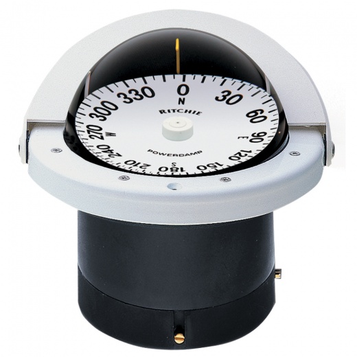 Ritchie Fn-201W Navigator Compass - Flush Mount - White