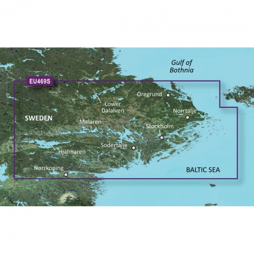 Garmin Bluechart® G3 Vision® Hd - Veu469s - Stockholm & mäLaren - Microsd™/Sd™