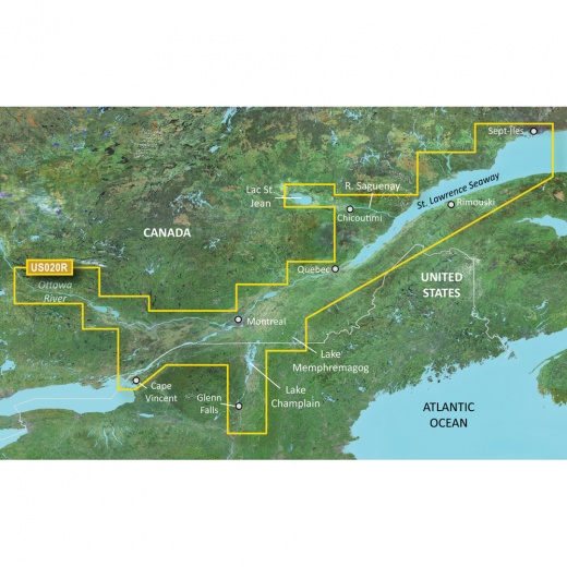 Garmin Bluechart G3 Vision HD - VUS020R - St. Lawrence Seaway