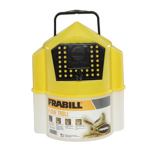 Frabill Flow Troll Bucket - 6 Quart Minnow Bucket for Anglers