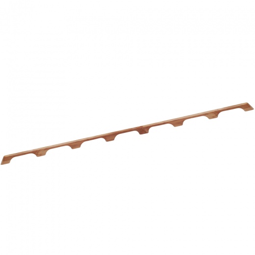 Whitecap Teak Handrail - 7 Loops - 73"l