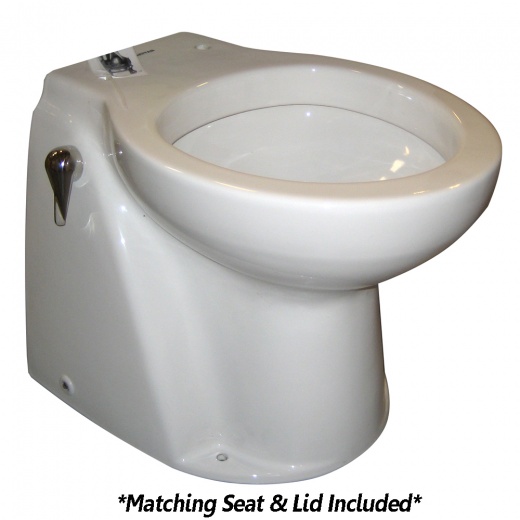 Raritan Atlantes Freedom W/Vortex-Vac Toilet - Household Style - White - 12V