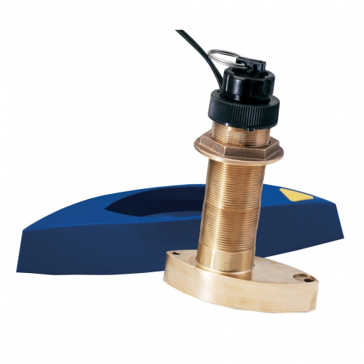 Raymarine B744vl Long Stem Bronze Thru Hull Tri-Ducer with Fairing Block
