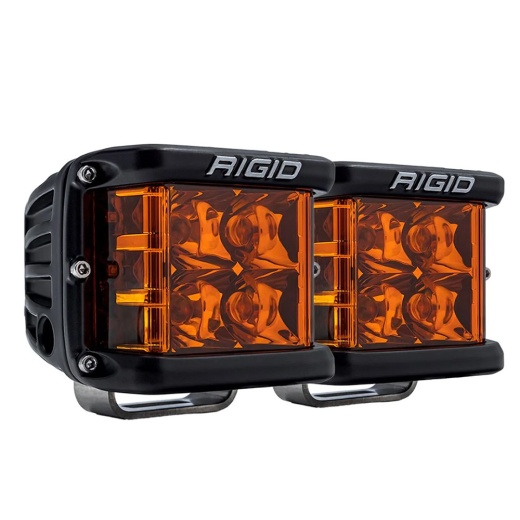 Rigid Industries D-SS Spot W/Amber Pro Lens - Pair
