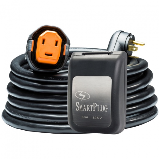 Smartplug RV Kit 30 Amp Dual Configuration Cordset & Black Inlet Combo - 30'