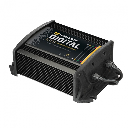 Minn Kota Mk-210D 2 Bank X 5 Amps Waterproof Battery Charger