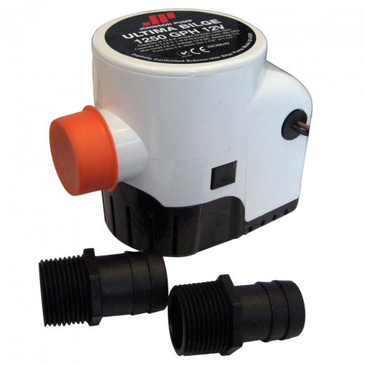 Johnson Pump Ultima Bilge 1250 Gph 1-1/8" & 1-1/4" Hose