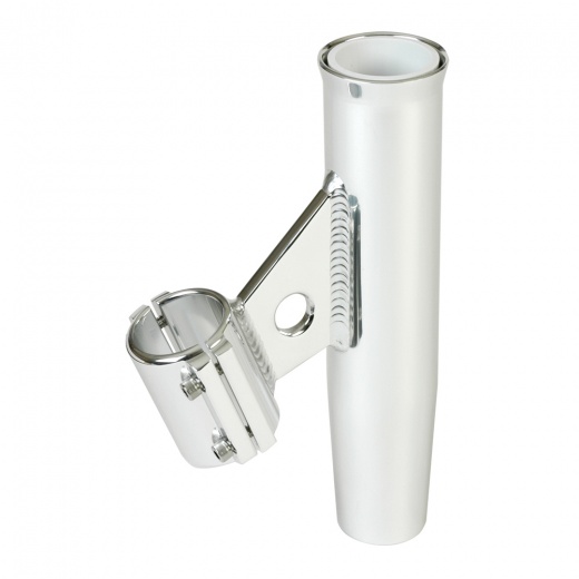 Lee's Clamp-On Rod Holder - Silver - Vertical Mount - Fits 2.375 O.D. Pipe