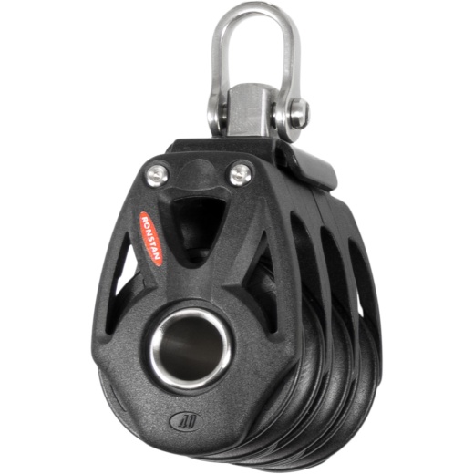 Ronstan Series 40 Orbit BB Triple Block W/Swivel Shackle