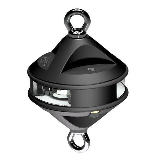 Lopolight Series 200-012 Hoist Light - 2Nm - White - Black Housing
