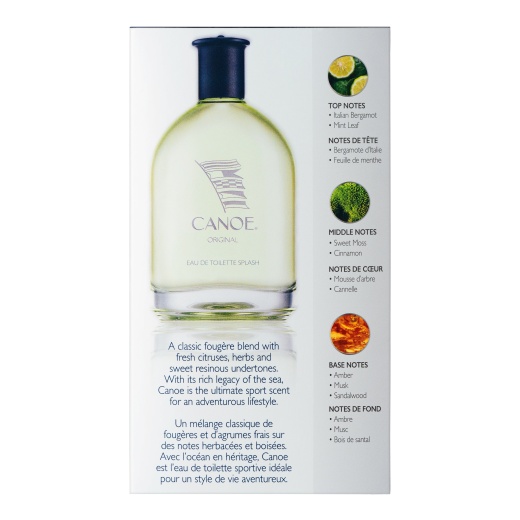 Canoe Eau De Toilette Splash 4.0 Fl Oz / 120 Ml - A Classic Fragrance for the Modern Adventurer