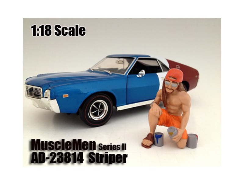 Musclemen "Striper" Figure For 1:18 Scale Models By American Diorama