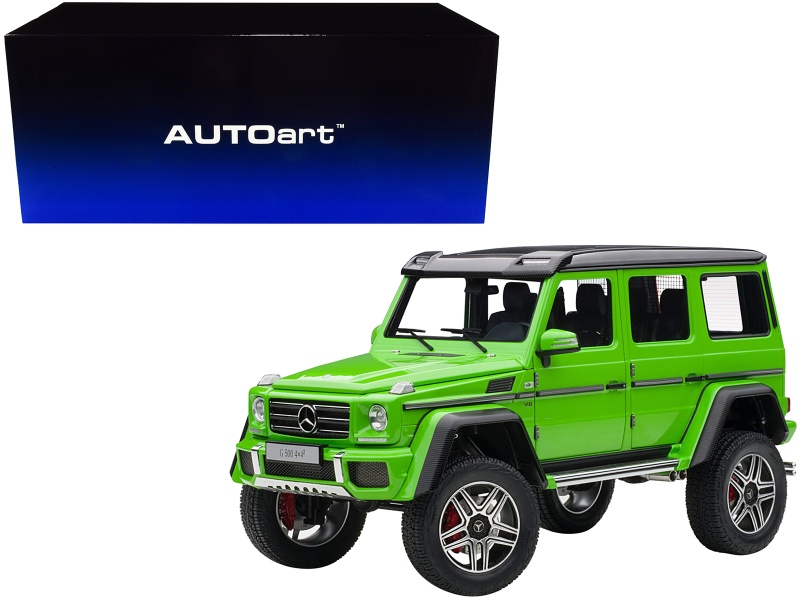 Mercedes Benz G500 4X4 2 Alien Green 1/18 Model Car By Autoart