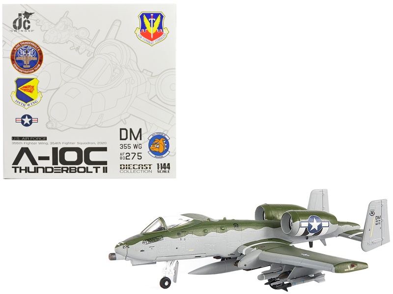 Fairchild Republic A-10C Thunderbolt II Attack Aircraft 1/144 Diecast Model