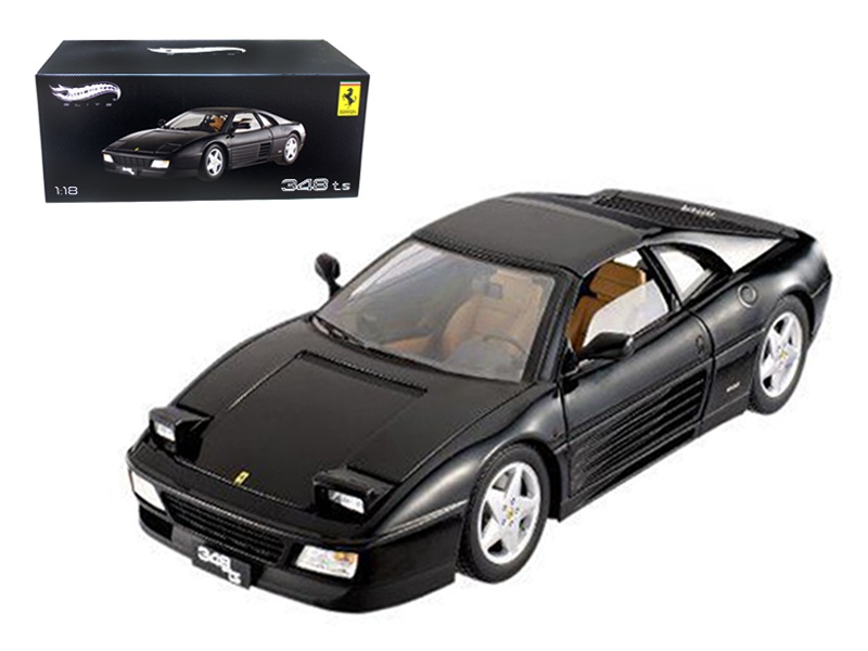 Ferrari 348 Ts Elite Edition Black 1/18 Limited Edition By Hotwheels