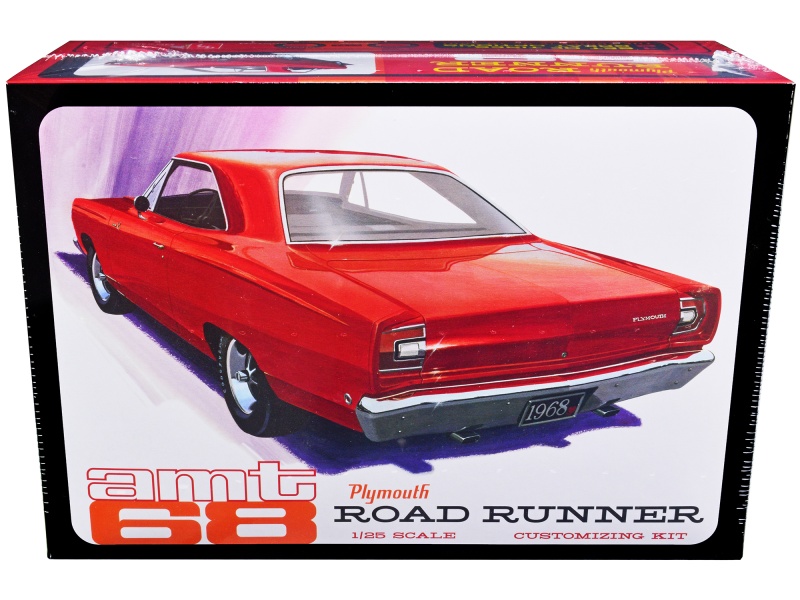 Skill 2 Model Kit 1968 Plymouth Road Runner 1/25 Scale Model By Amt