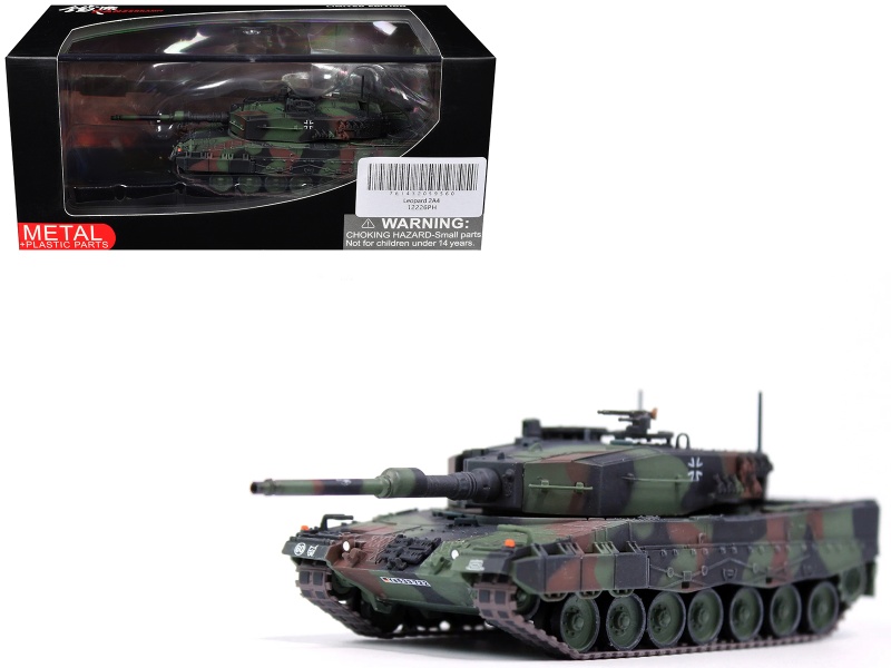 Leopard 2A4 Main Battle Tank "Bundeswehr 361St Panzer Battalion Certain Challenge West Germany" (1988) West German Army "Armor Premium" Series 1/72 Diecast Model By Panzerkampf