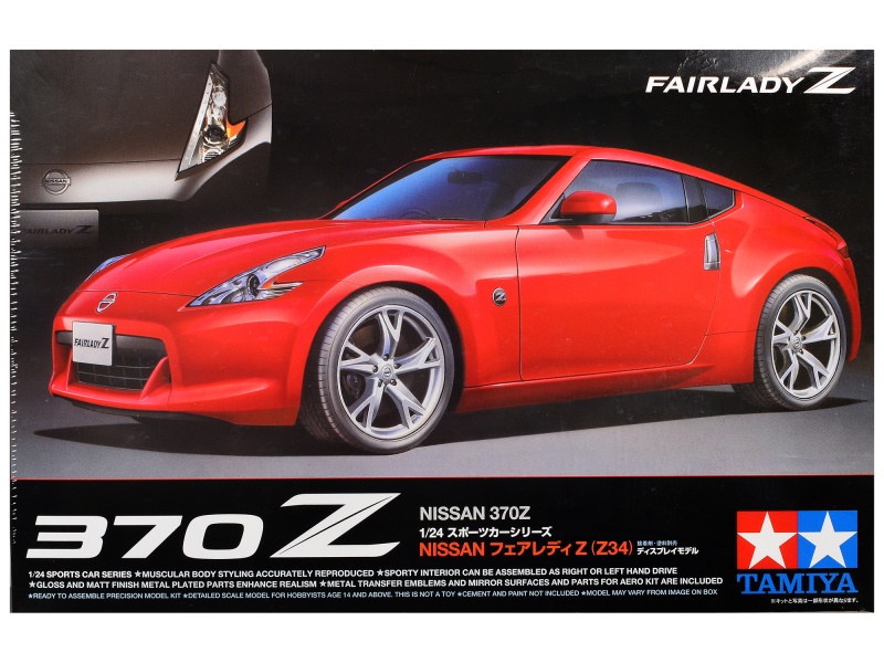 Nissan 370Z (Fairlady Z) 1/24 Scale Model Kit by Tamiya