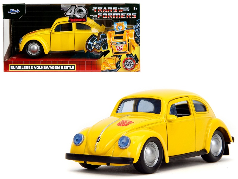 Volkswagen Beetle 'Bumblebee' Yellow Transformers Hollywood Rides Series 1/32 Diecast Model Car by Jada