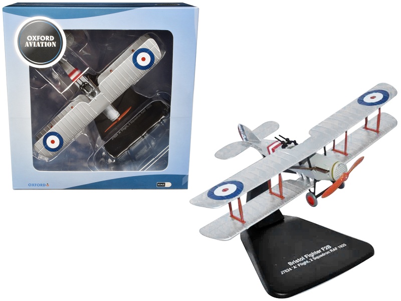 Bristol F2b Fighter Plane "J7624 'A' Flight 2 Squadron Raf" (1925) "Oxford Aviation" Series 1/72 Diecast Model Airplane By Oxford Diecast