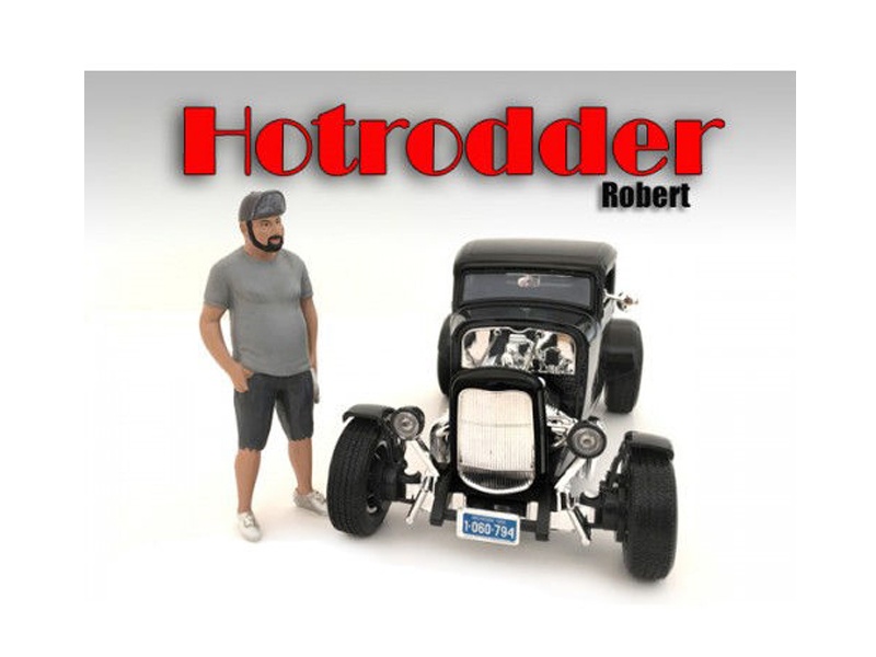 "Hotrodders" Robert Figure For 1:24 Scale Models By American Diorama