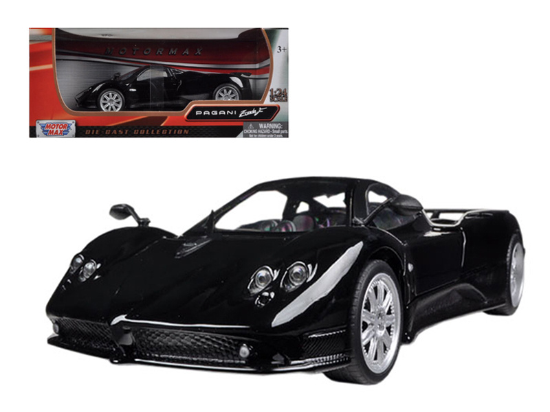 Pagani Zonda F Black 1/24 Diecast Car Model By Motormax