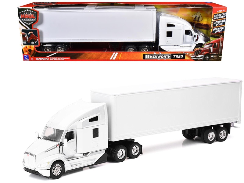 Kenworth T680 Truck with Dry Van Trailer