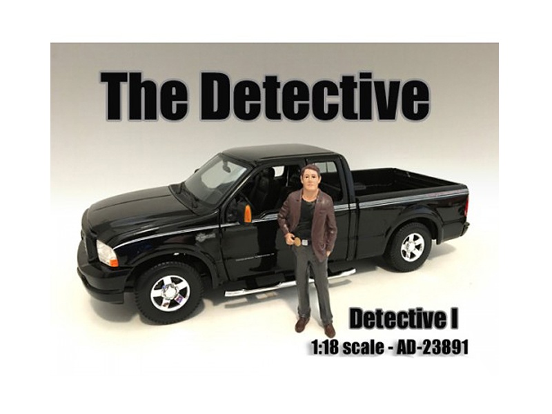 "The Detective #1" Figure For 1:18 Scale Models By American Diorama