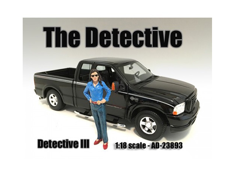 "The Detective #3" Figure For 1:18 Scale Models By American Diorama
