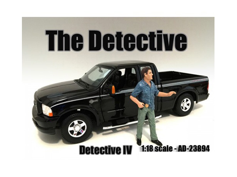 "The Detective #4" Figure For 1:18 Scale Models By American Diorama