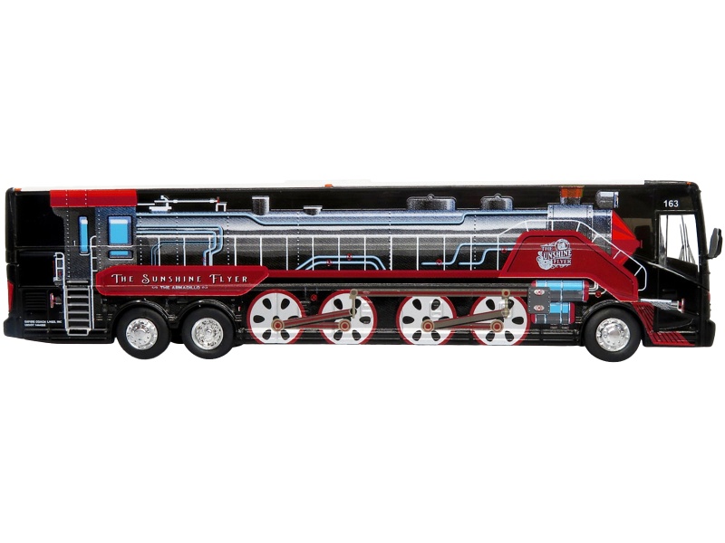 Van Hool Cx-45 Coach Bus Empire Coach Lines "The Sunshine Flyer: The Armadillo" 1/87 Diecast Model By Iconic Replicas