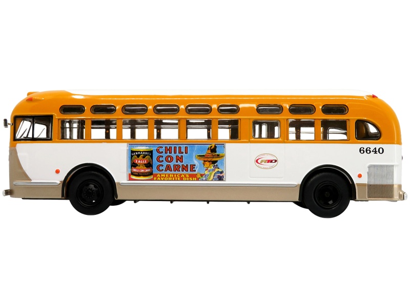 Gm Tdh 3610 Los Angeles Transit Lines Bus "Indiana & Olympic" "Rtd Southern California Rapid Transit District" "Vintage Bus & Motorcoach Collection" 1/43 Diecast Model By Iconic Replicas