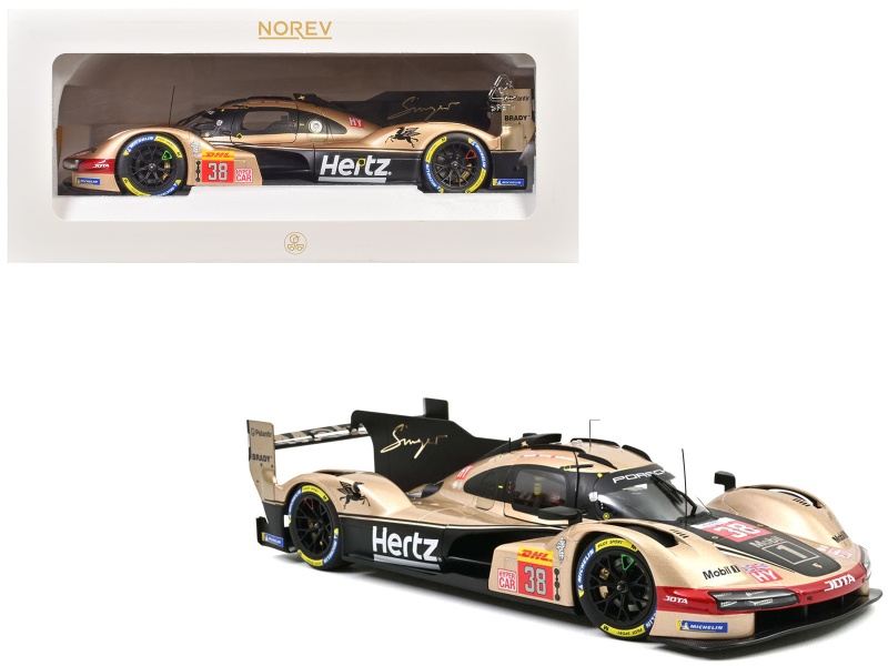 Porsche 963 #38 Jenson Button - Phil Hanson - Oliver Rasmussen "Hertz Team Jota" "Lone Star Le Mans" (2024) 1/18 Diecast Model Car By Norev