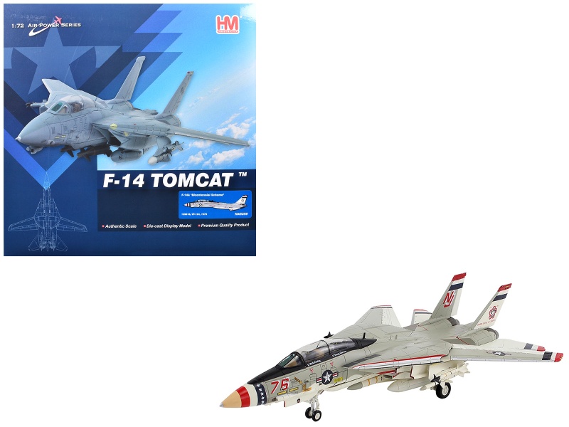 Grumman F-14A Tomcat VF-124 Bicentennial Scheme 1/72 Diecast Model