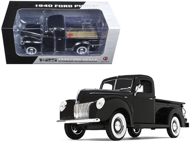 1940 Ford Pickup Truck Black 1/25 Diecast Model Car By First Gear
