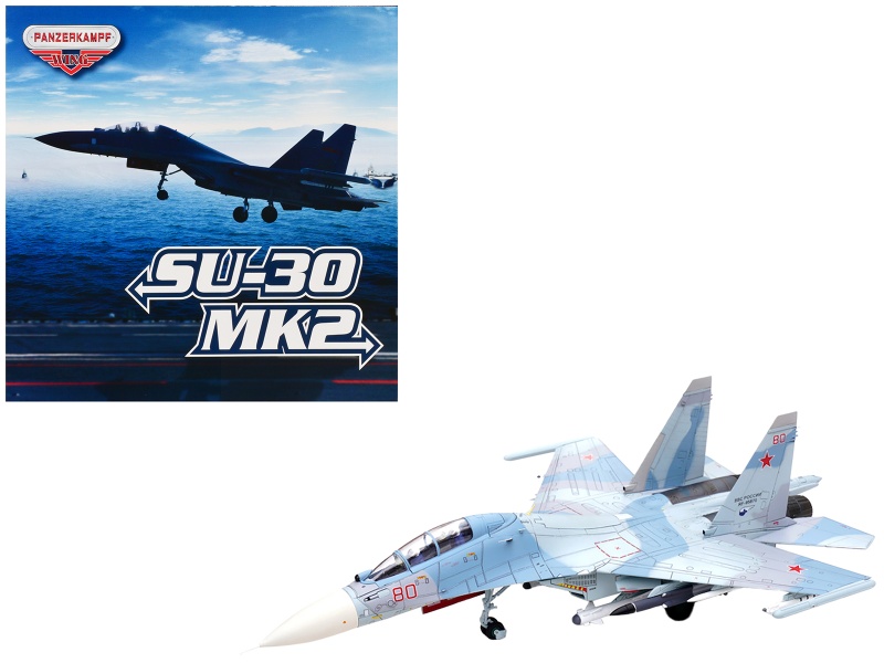 Sukhoi Su-30M2 Flanker-C Fighter Aircraft #80 Diecast Model - Panzerkampf 1/72 Scale