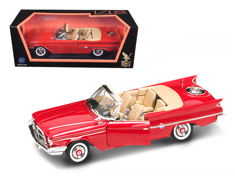 1960 Chrysler 300F Red 1/18 Diecast Car By Road Signature