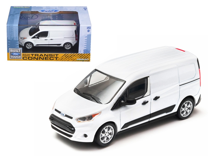 2014 Ford Transit Connect (V408) Van White 1/43 Diecast Model By Greenlight