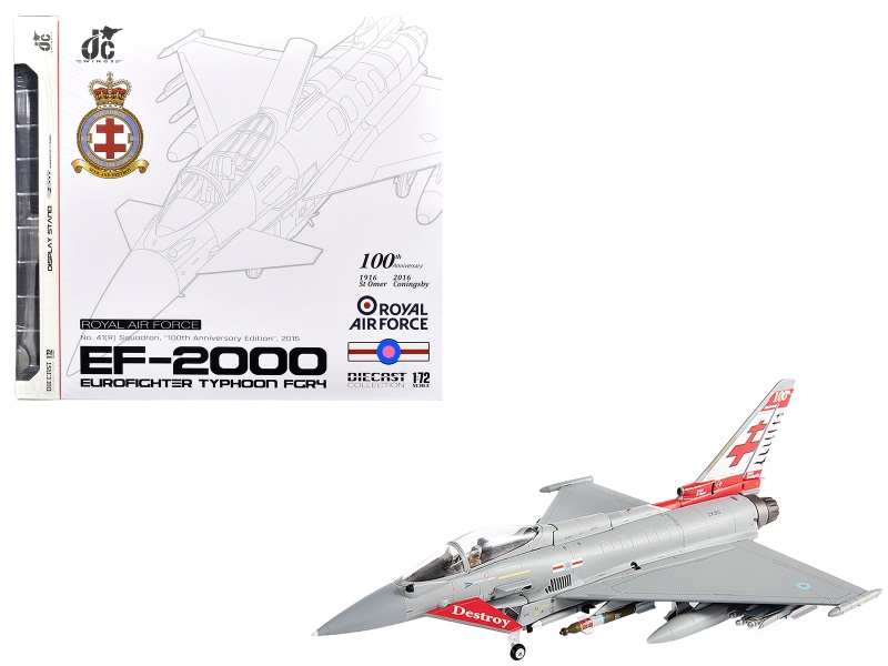 Eurofighter Typhoon FGR4 EF-2000 Aircraft Diecast Model