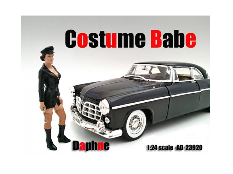 Costume Babe Daphne Figure For 1:24 Scale Models By American Diorama