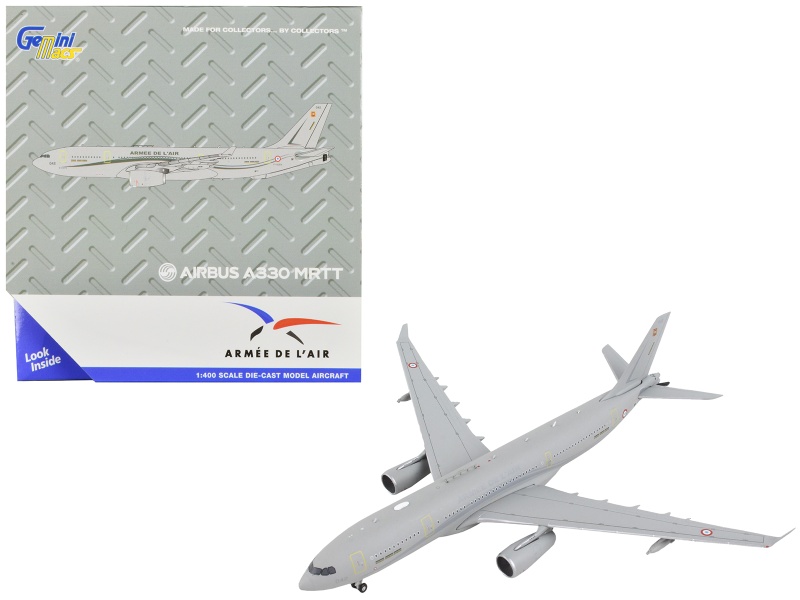 Airbus A330 MRTT Tanker Aircraft Diecast Model - Armee de l'Air - French Air Force - 1/400 Scale - Geminijets