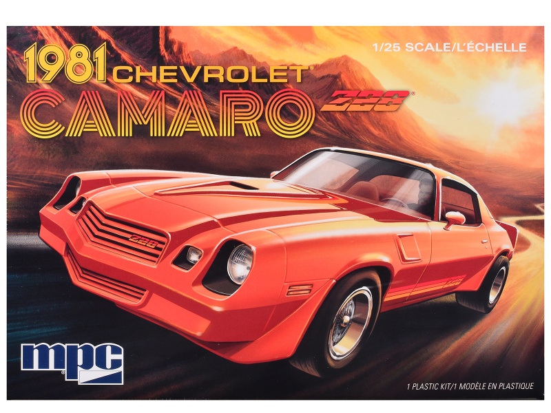 Skill 2 Model Kit 1981 Chevrolet Camaro Z28 1/25 Scale Model By Mpc