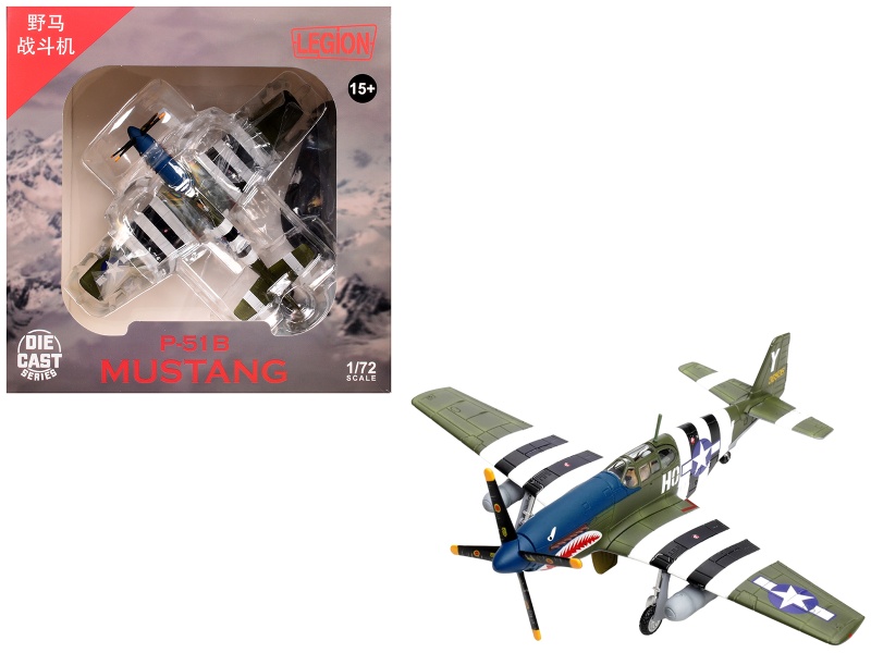 North American P-51B Mustang Diecast Model